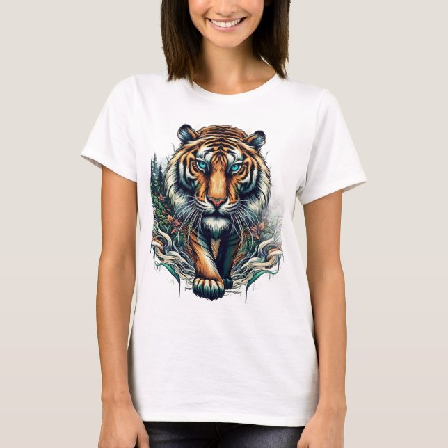 Majestic Tiger - Kung i Jungle Tee (Framsida)