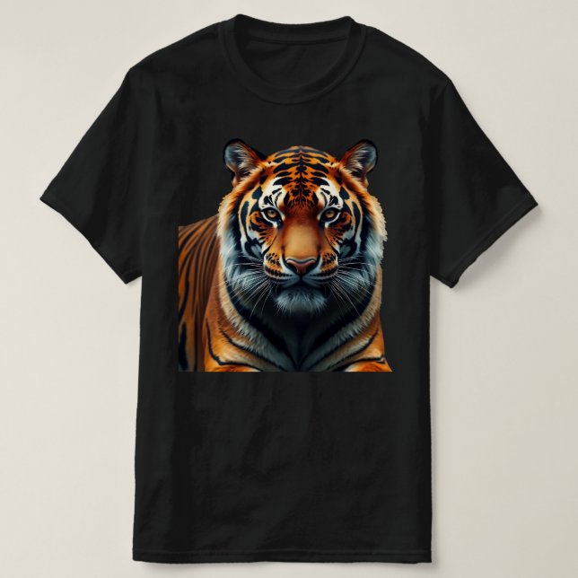 Majestic Tiger Manar värdet-Shirt T Shirt (Design framsida)