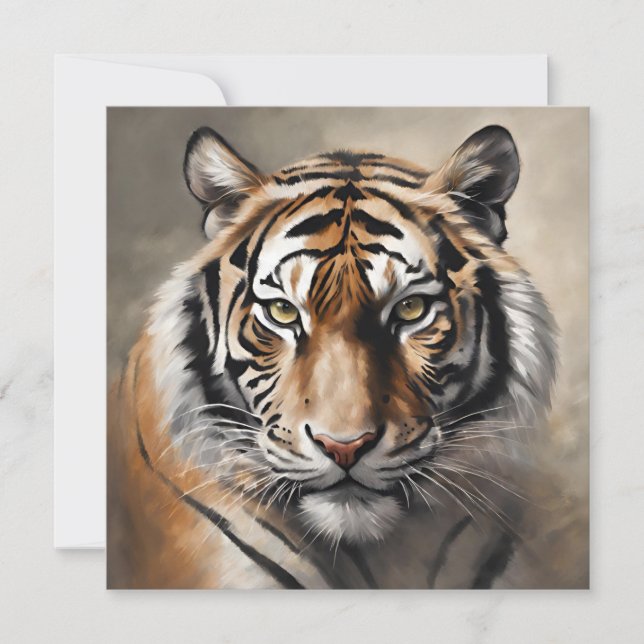 Majestic Tiger Porträtt (Framsida)