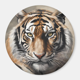 Majestic Tiger Porträtt Magnet
