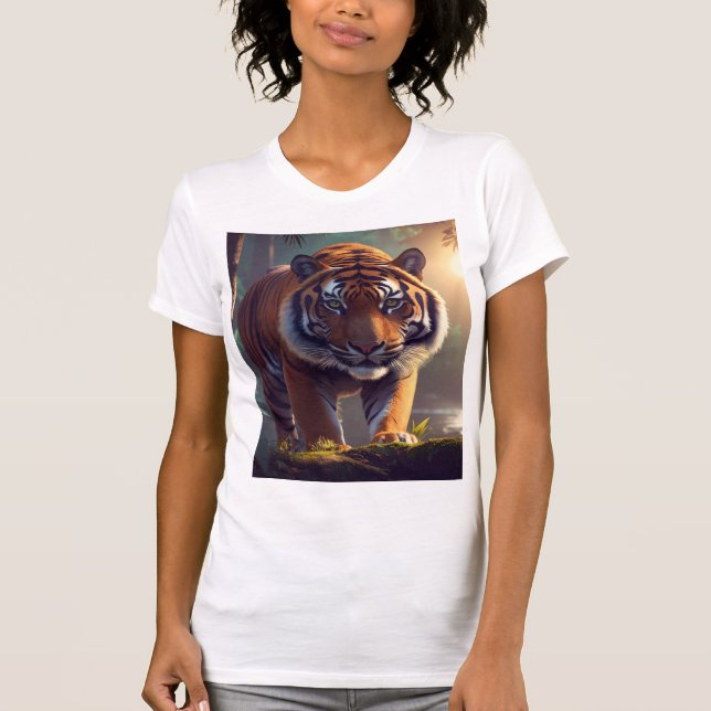 Majestic Tiger T Shirt (Framsida)