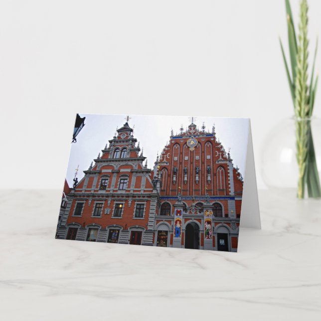 Majestic Town Hall Riga, Lettland Helgkort (Framsida)