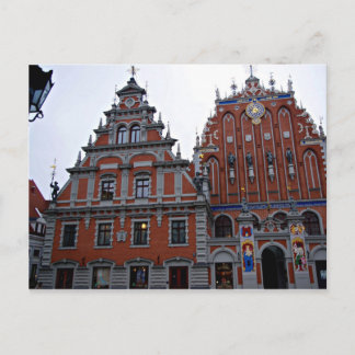 Majestic Town Hall Riga, Lettland Vykort