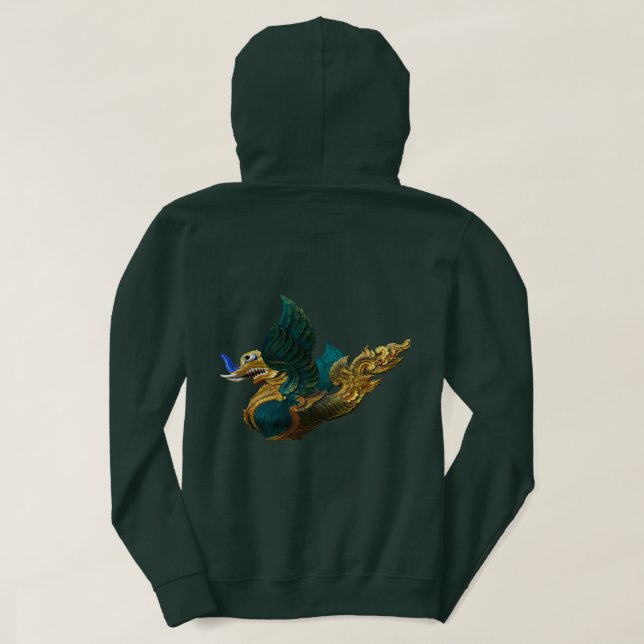 Majestic Tupp Hoodie T Shirt (Design baksida)