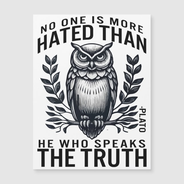 Majestic Uggla of Wisdom in Black and White Art (Framsida)