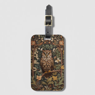 Majestic Underbar Horned Uggla Forest Bagagebricka