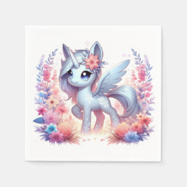 Majestic Unicorn Baby Shower Pappersservett