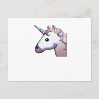 Majestic Unicorn Emoji Vykort