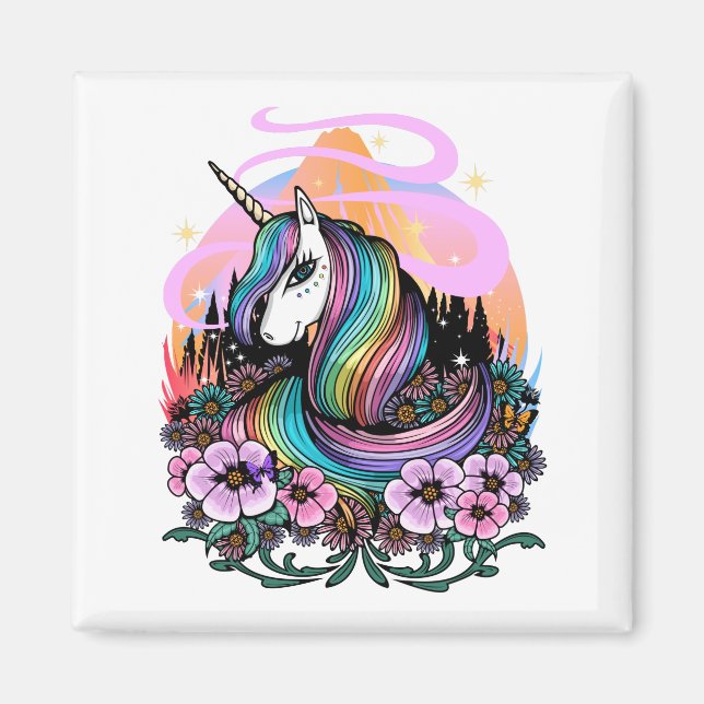 Majestic Unicorn Magnet (Framsidan)