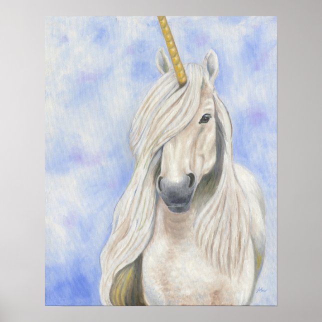 Majestic Unicorn Poster (Framsidan)