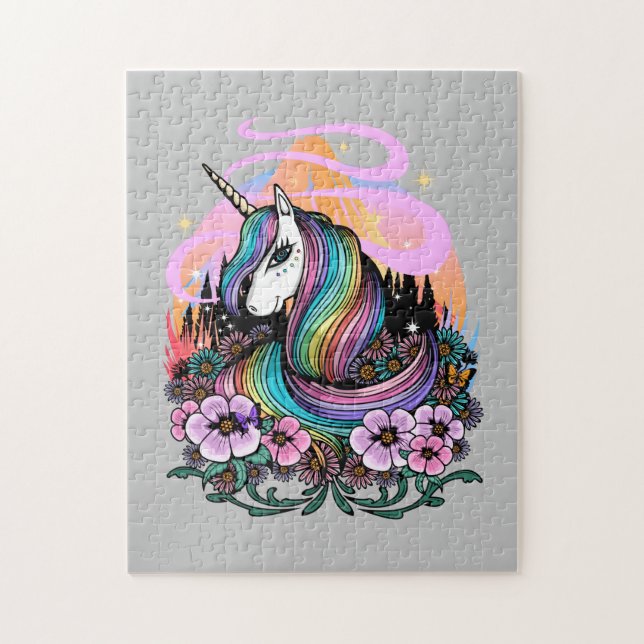 Majestic Unicorn Pussel (Vertikal)