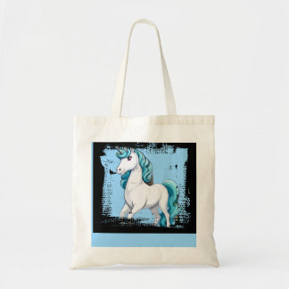 Majestic Unicorn Tote Bag Tygkasse