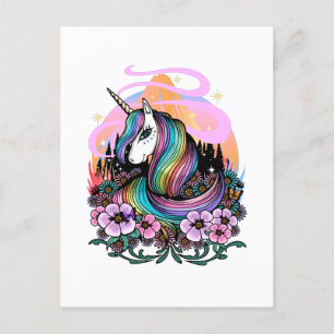 Majestic Unicorn Vykort