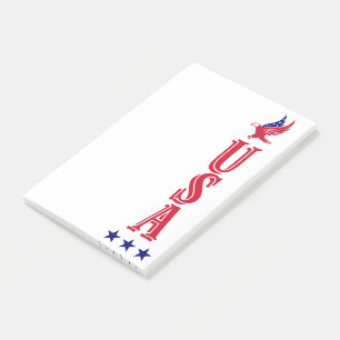 Majestic USA: Vingar of Freedom Post-it Block