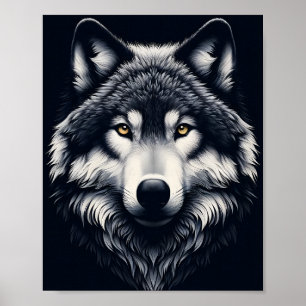 Majestic Varg Gaze Poster