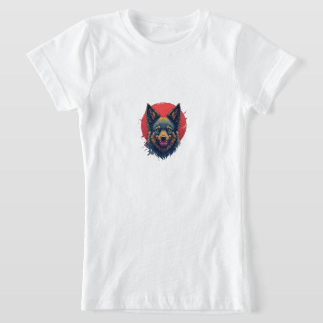 "Majestic Varg: Guardian of the Vild" T Shirt (Laydown)