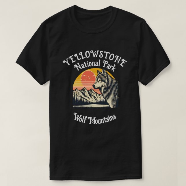Majestic Varg Roaming Highlands T Shirt (Design framsida)