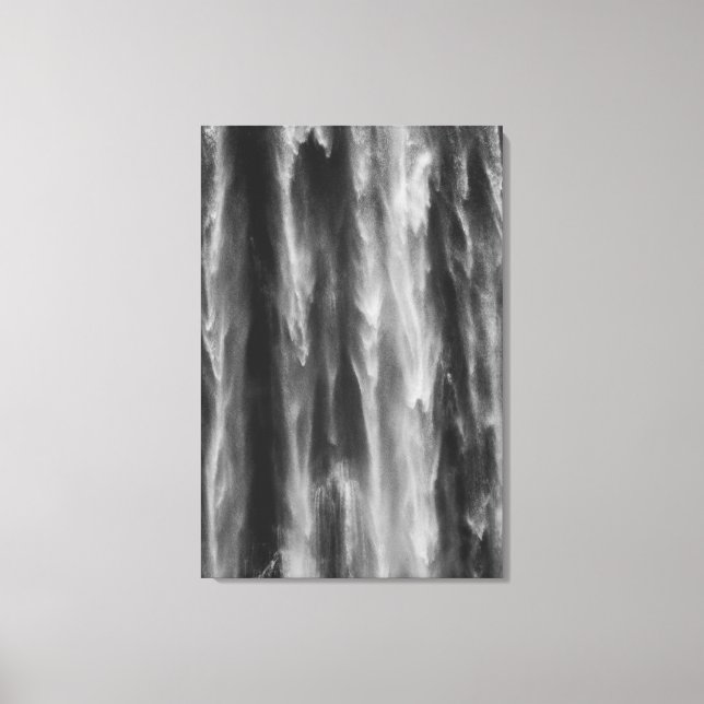 Majestic Vattenfall Boka, Slovenien nära Canvastryck (Framsida)