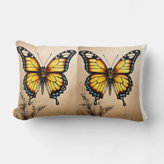 ’Majestic Vingar Butterfly Pillow’ Lumbarkudde