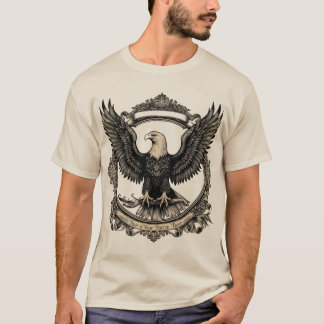 Majestic Vintage Eagle Engrining T Shirt