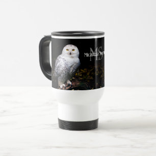Majestic vintersnöwiwy uggla monogram, eget namn resemugg