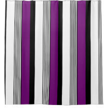 Majestic Violet Rand Shower Curtain