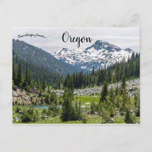 Majestic Wallowa Mountains Oregon Vykort