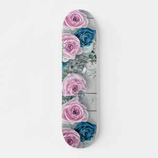 Majestic White Brick Shabby Nautica Blek Rosa Mini Skateboard Bräda 18,5 Cm