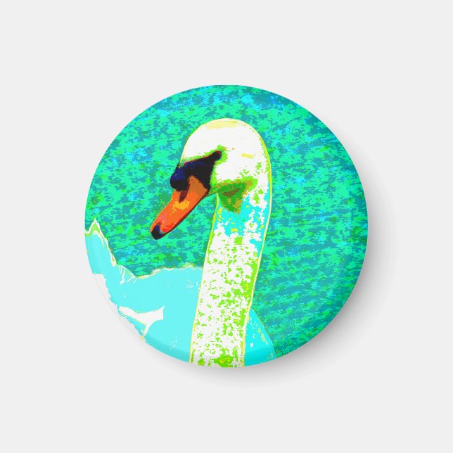 Majestic White Svan Head v Magnet (Framsidan)