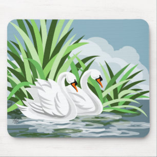 Majestic White Svan Pair Musmatta