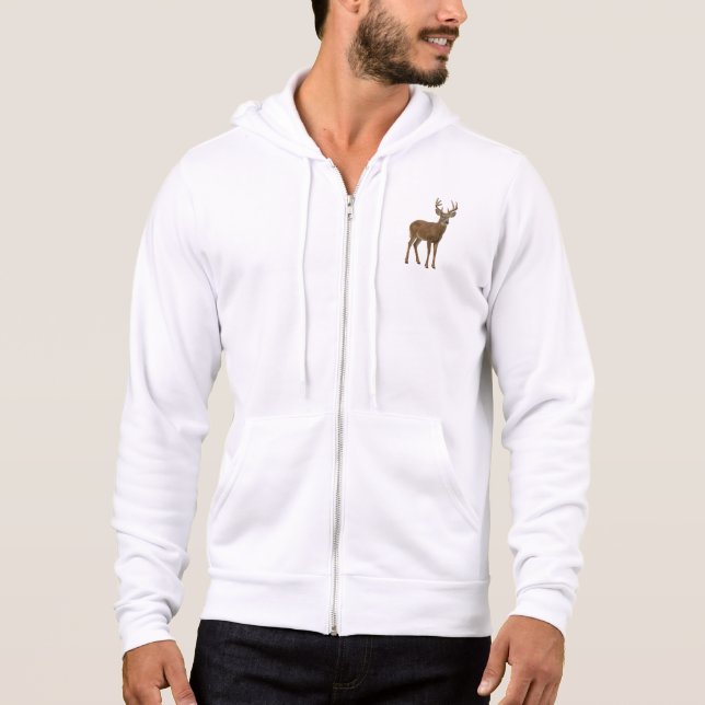 MAJESTIC WHITE-TAILED DEER. SAMER BRASIL T SHIRT (Framsida)