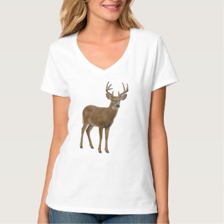 MAJESTIC WHITE-TAILED DEER. SAMER BRASIL T SHIRT