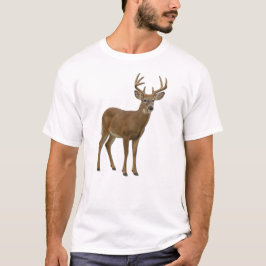 MAJESTIC WHITE-TAILED DEER. SAMER BRASIL T SHIRT