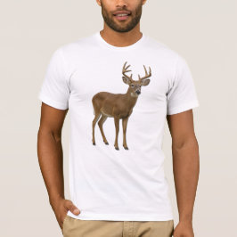 MAJESTIC WHITE-TAILED DEER. SAMER BRASIL T SHIRT
