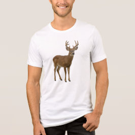 MAJESTIC WHITE-TAILED DEER. SAMER BRASIL T SHIRT