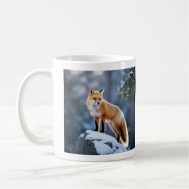 Majestic Winter Fox Photography Kaffemugg