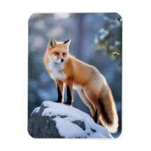 Majestic Winter Fox Photography