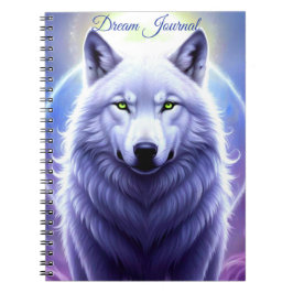 Majestic Wolf Dream Journal Anteckningsbok