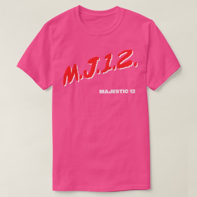 Majestisk 12 MJ12 T Shirt (Design framsida)