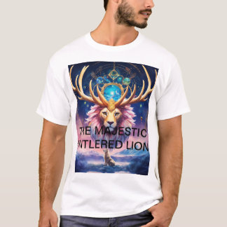 MAJESTISK ANTLERAD LEJON T SHIRT