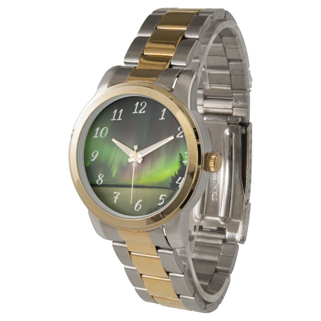 Majestisk Aurora Armbandsur (Vinklad)