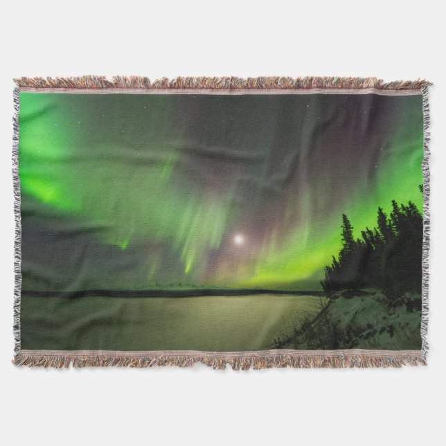 Majestisk Aurora Filt (Framsidan)