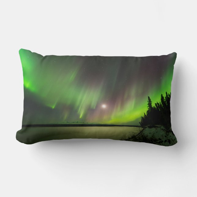 Majestisk Aurora Lumbarkudde (Framsida)