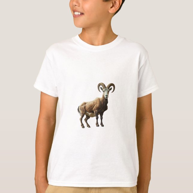 Majestisk bergsget t shirt (Framsida)