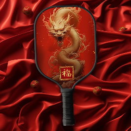 Majestisk Bra Fortune Red och Guld år Dragon