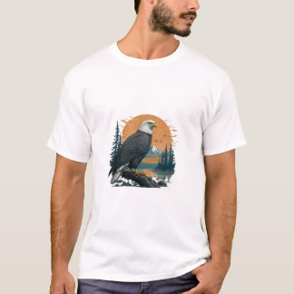 Majestisk design för naturentusiaster t shirt
