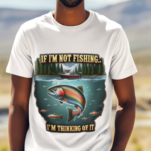 Majestisk fisksimmning tidigare en serenfiskebåt t shirt (Skapare uppladdad)