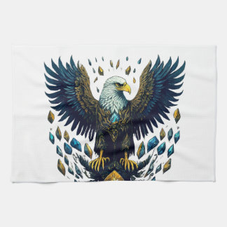 Majestisk flygning: Crystal Eagle Kitchen Towels Kökshandduk
