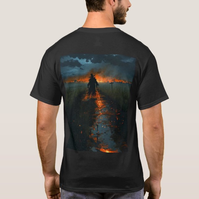 Majestisk geometri: Lejon lyxemblem T-Shirt Coll (Baksida)