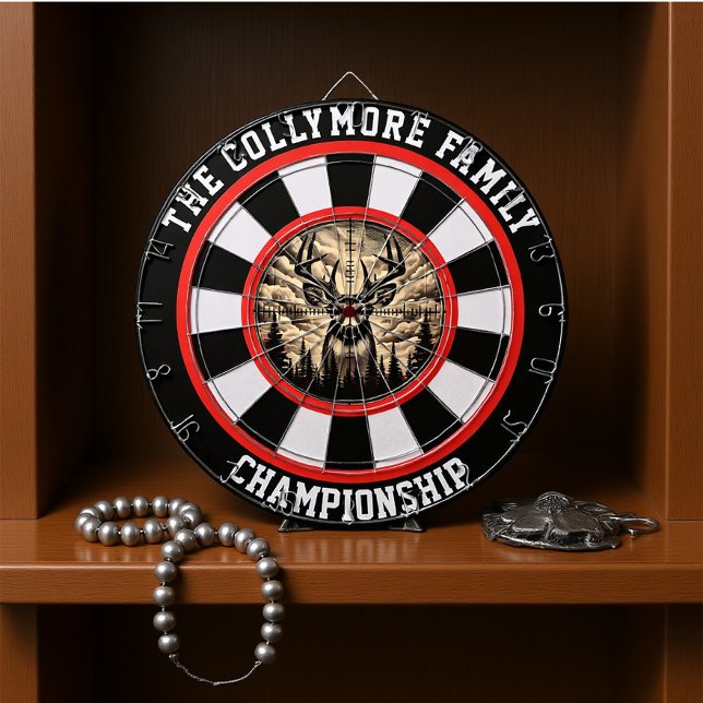 Majestisk Hjort i Forest Art Design Darttavla (Skapare uppladdad)